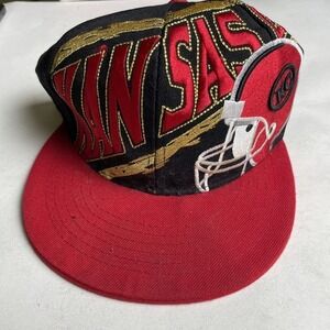 Kansas City Leader Tornado KC Helmet Drip City Embroidery Snapback Hat‎ Cap New